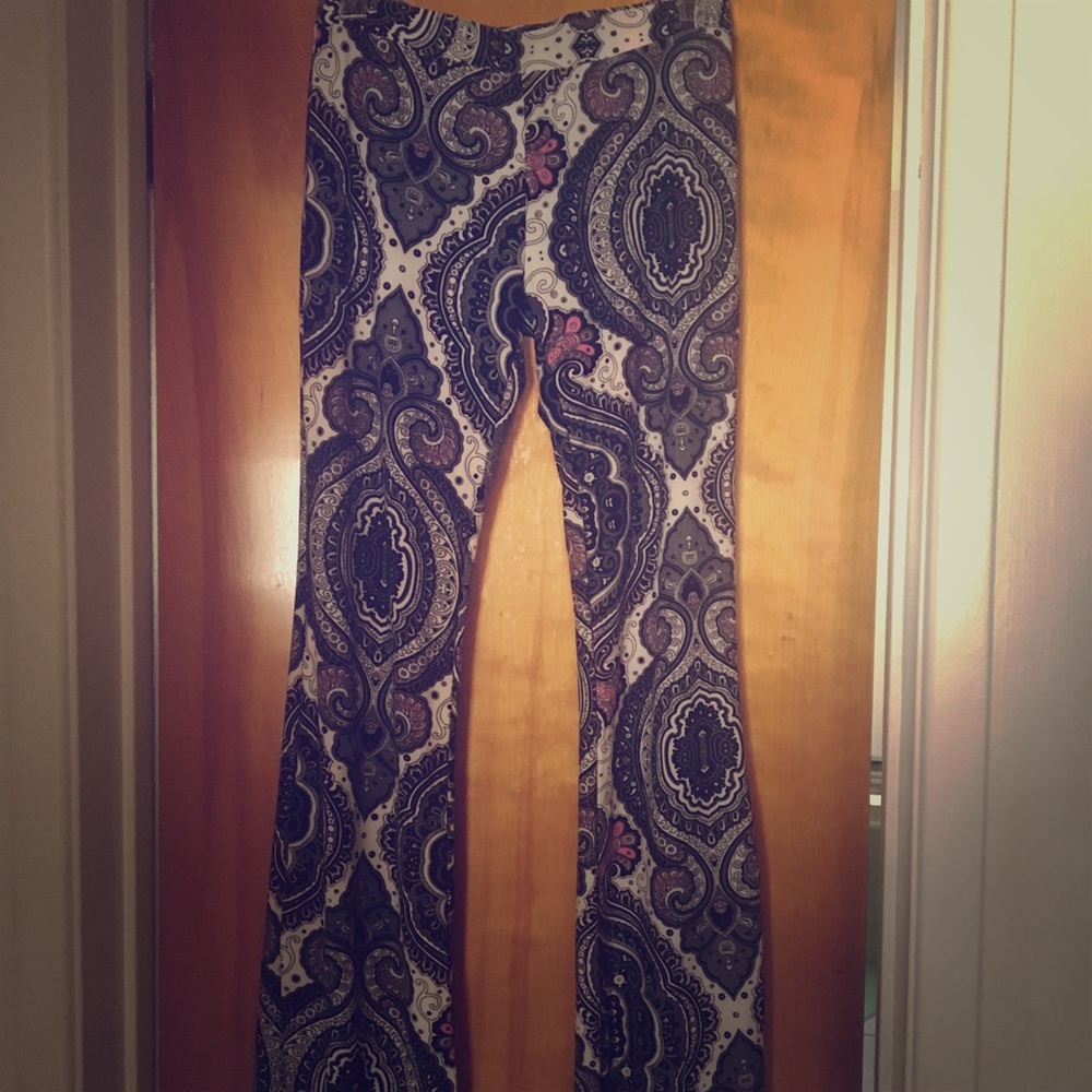 Fit and flare pants.